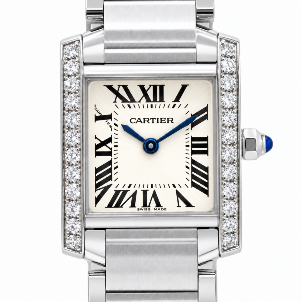 Cartier Tank Française Small W4TA0008 Stainless Steel Watch